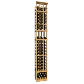 Enlarge 8' Three Column Display Wood Wine Rack