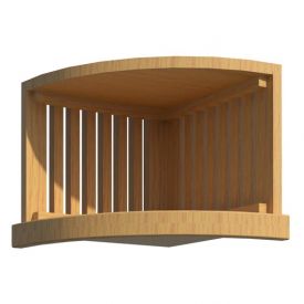 Enlarge Allavino Lattice Quarter Round Extender