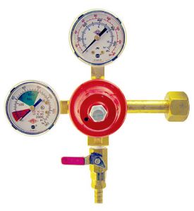 Enlarge Primary High Pressure Double Gauge Mixed Gas Regulator