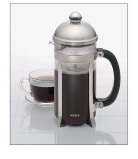 Enlarge BonJour 53642 Maximus 8-Cup French Press - Brushed Stainless Steel