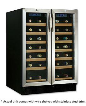 Enlarge Danby DWC2727BLS Dual Zone 54-Bottle Wine Refrigerator