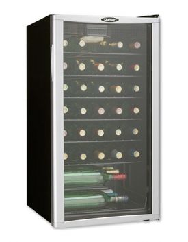 Enlarge Danby DWC350BLP 35-Bottle Wine Cooler - Platinum Door Trim