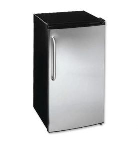 Enlarge Summit FF43SSTB Black 3.6 cf Refrigerator - SS Door/Towel Bar Handle