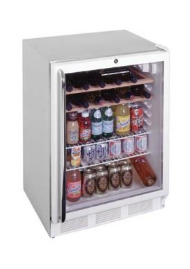Enlarge Summit SCR600LCSSRC 5.5 cf Glass Door Refreshment Center