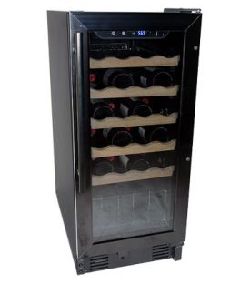 Enlarge Haier HVCE15DBH 26 Bottle Black Built-in Wine Refrigerator