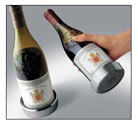 Enlarge Vacu Vin Stainless Steel Wine Bottle Coaster