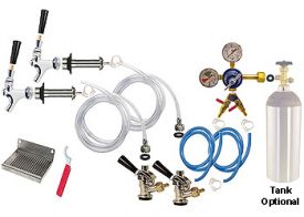 Enlarge Deluxe Two Keg Door Mount Kegerator Conversion Kit