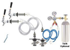 Enlarge Economy Two Keg Door Mount Kegerator Conversion Kit