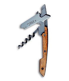 Enlarge Le Thiers Sommelier Corkscrew Wine Opener with Oak Handle