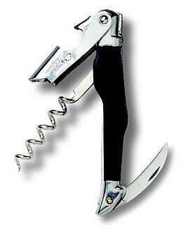 Enlarge C�page Laguiole Waiter's Corkscrew - Black Horn
