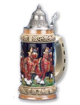 Enlarge Bavarian Beerwagon Beer Stein
