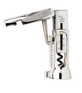 Enlarge Brucart® Corkscrew Chrome Deluxe Pack with Leather Pouch