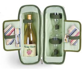 Enlarge Picnic Time Estate Riviera Edition Insulated Wine Tote
