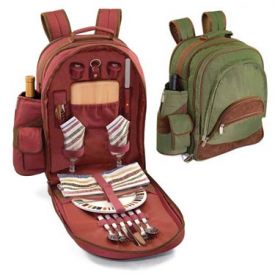 Enlarge Picnic Time Avalon Insulated Backpack with Picnic Service for Two