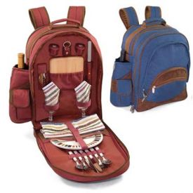 Enlarge Picnic Time Avalon Insulated Backpack with Picnic Service for Two