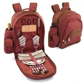 Enlarge Picnic Time Avalon Insulated Backpack with Picnic Service for Two