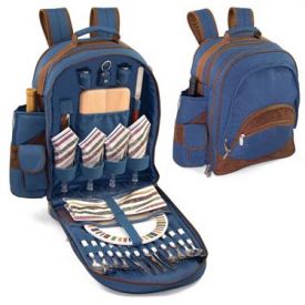 Enlarge Picnic Time Cambria Insulated Picnic Backpack Vista Blue