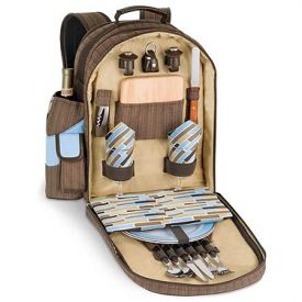 Enlarge Picnic Time Avalon Driftwood Picnic Backpack for 2