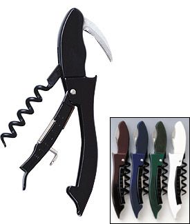 Enlarge Coutale Waiter's Corkscrew Wine Opener - White