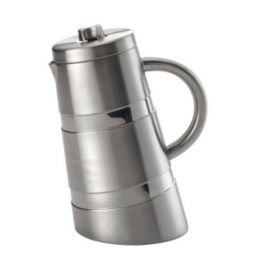 Enlarge BonJour 53772 Montano 8-Cup French Press - Double Wall Stainless Steel