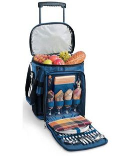 Enlarge Avalanche Picnic Cooler on Wheels - Navy