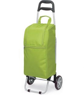 Enlarge Picnic Time Metro Kart Insulated Rolling Cooler - Lime