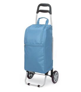 Enlarge Picnic Time Metro Kart Insulated Rolling Cooler - Sky Blue
