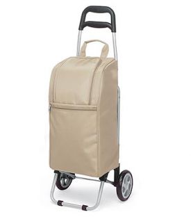 Enlarge Picnic Time Metro Kart Insulated Rolling Cooler - Beige