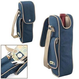Enlarge Picnic Time Corvina Equinox Single Bottle Wine Tote