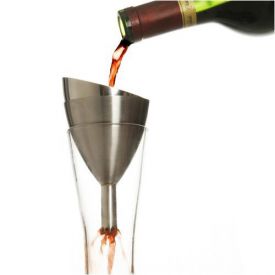Enlarge Metrokane Rabbit Wine Shower Decanter Funnel w/Strainer