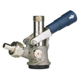 Enlarge 7485E-B - D System Keg Tap Coupler w/ Blue Lever Handle