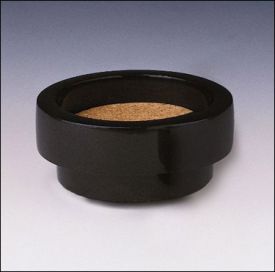 Enlarge Marble Wine Bottle Coaster - Black Marble