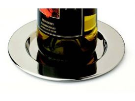 Enlarge Stainless Steel Pratique Wine Bottle Coasters