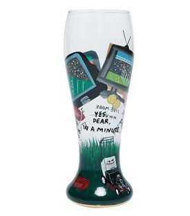 Enlarge After the Game Pilsner Glass by Lolita Gotta Love Beer Collection