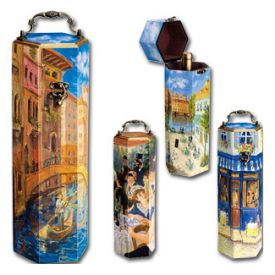 Enlarge Picnic Time Artist Wine Box - Set of 4