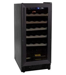 Enlarge Amana AWCE26ARB 26 Bottle Black Built-in Wine Refrigerator