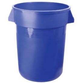 Enlarge Brute - 32 Gallon Blue Keg Bucket with Plastic Handles