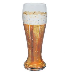 Enlarge Beer Tears Pilsner Glass by Lolita Gotta Love Beer Collection