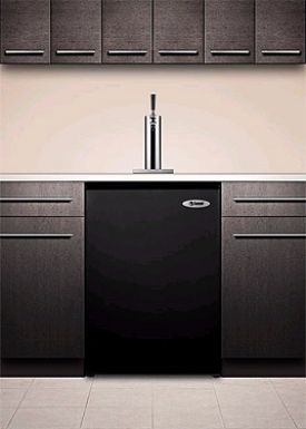 Enlarge Summit SBC490BI Built-in Beer Dispenser - Black