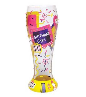 Enlarge Birthday Girl Pilsner Glass by Lolita Gotta Love Beer Collection