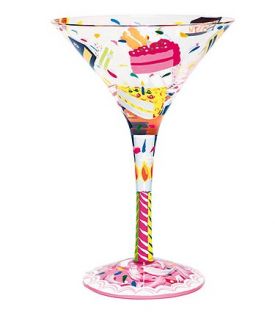 Enlarge Birthday Cake Martini Glass by Lolita Love my Martini
