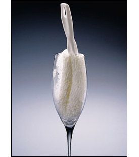 Enlarge Crystal Wine Stemware Washing Brush