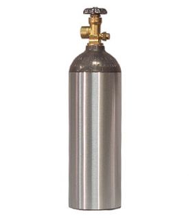 Enlarge 22 Cu. Ft. Nitrogen Air Tank - High Pressure Aluminum Gas Cylinder