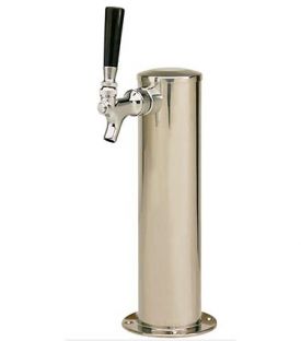 Enlarge D4743TKR Polished Stainless Steel Glycol Cooled 1-Faucet Tower - 3