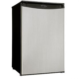 Enlarge Danby DAR482BLS 4.4 Cu. Ft. Counter High Refrigerator - Black Cabinet with Stainless Steel Door
