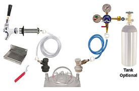 Enlarge Deluxe Homebrew Kegerator Refrigerator Conversion Kit