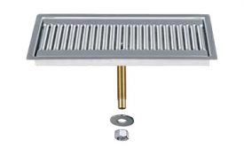 Enlarge DP-220D - Stainless Steel Flush Mount Drip Tray w/ Drain