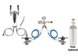 Enlarge Economy Two Keg Tower Kegerator Conversion Kit