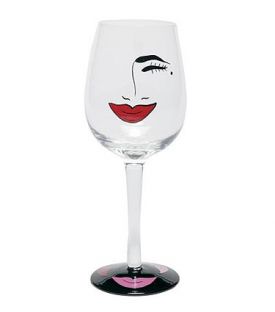 Enlarge Flirt  Wine Glass by Lolita Love My Wine Colletion