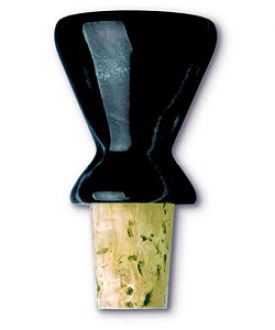 Enlarge Black Marble Stopper - Cone Type